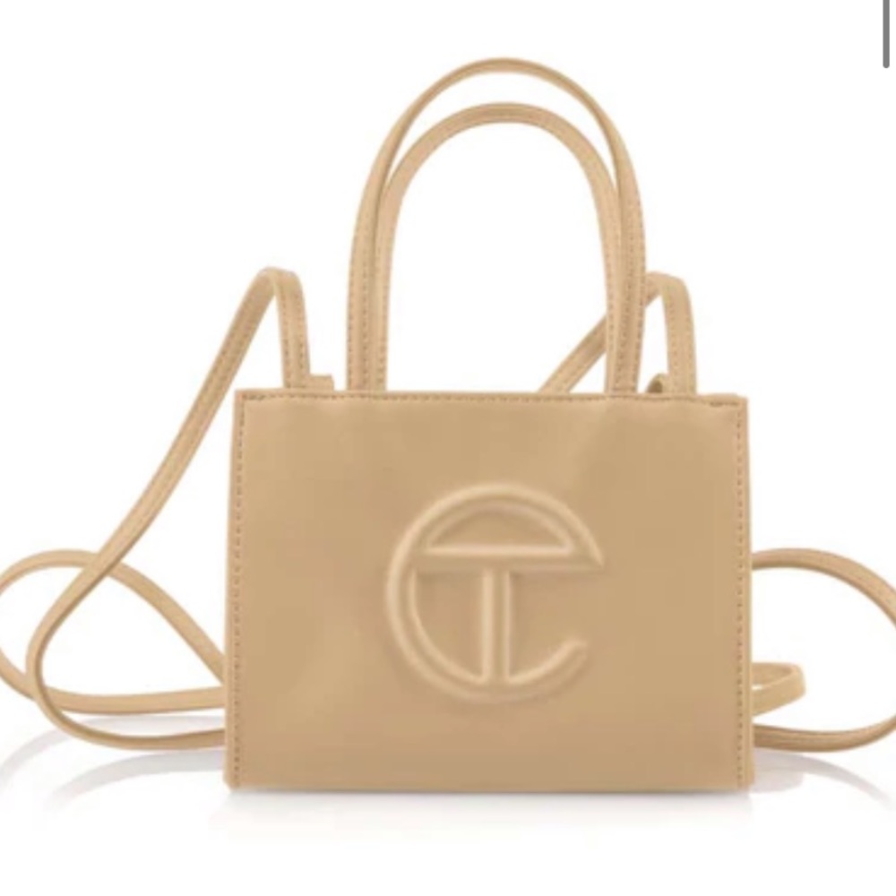 Brand new Telfar small cream bag.